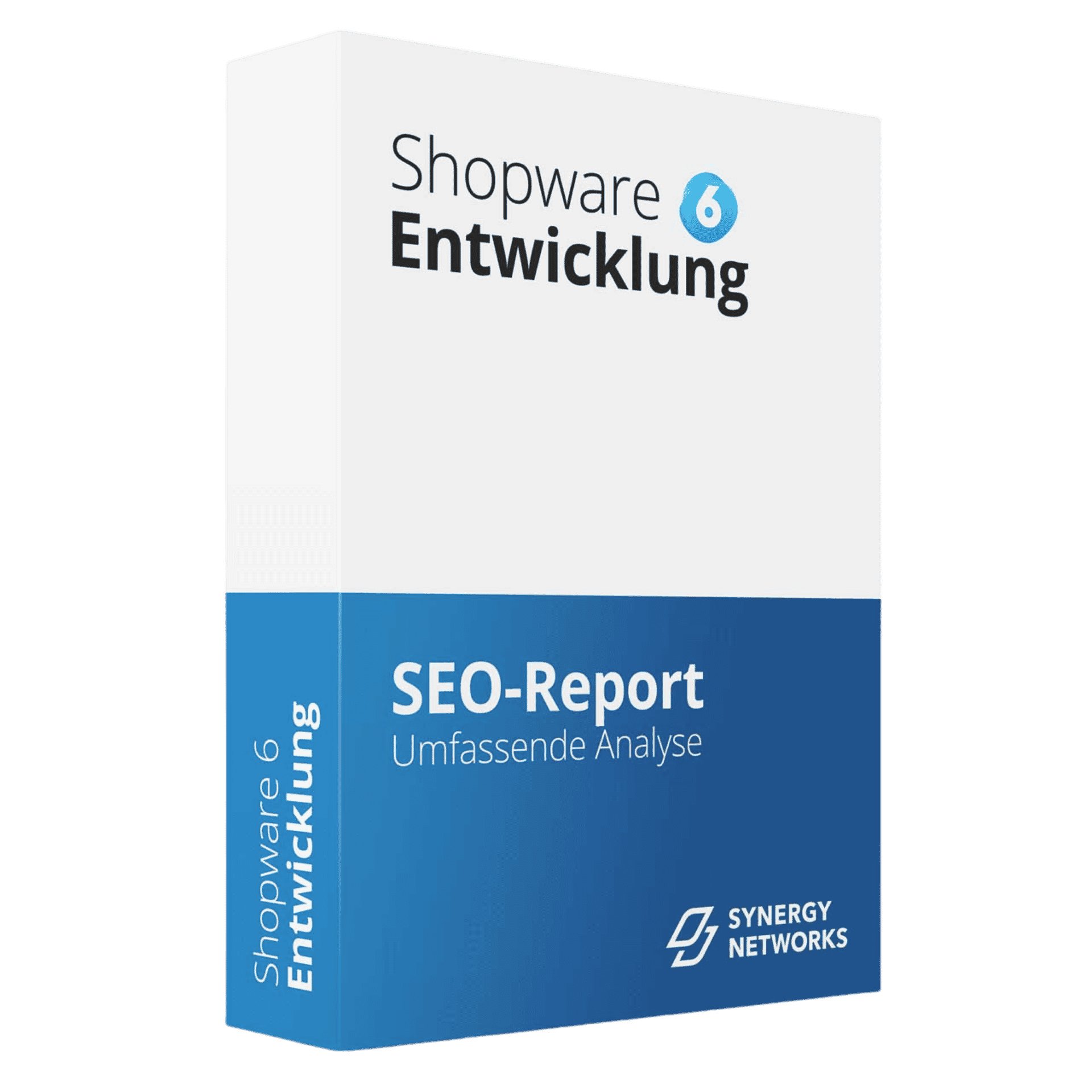 Symbolbild der Dienstleistung Professioneller SEO-Report für Shopware-Shops von SYNERGY NETWORKS