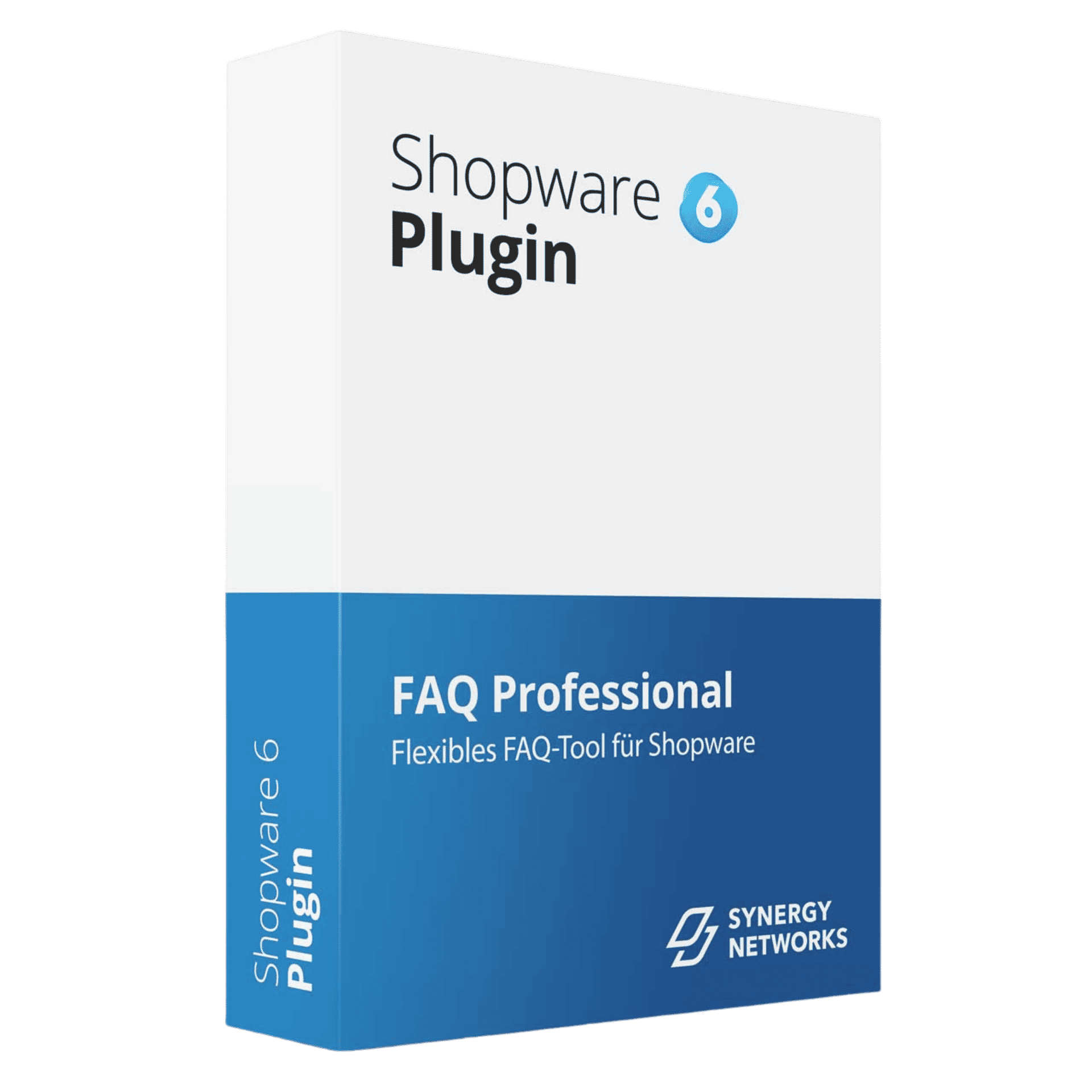 Produktbox der Shopware-6-Erweiterung FAQ Professional von SYNERGY NETWORKS